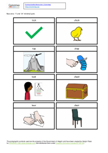t and ch minimal pairs picture cards