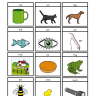 One syllable words picture cards