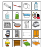Subcategory - household items - picture cards