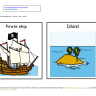 Pirate game - 3 key words game