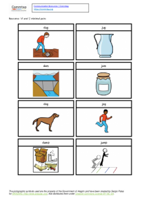 d and j minimal pairs picture cards