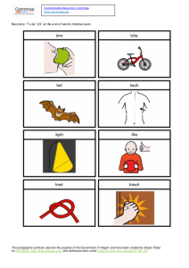 t/ck at the end of words minimal pairs