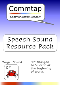 Speech Sound Pack use 'cr' instead of 'c' or 'r'