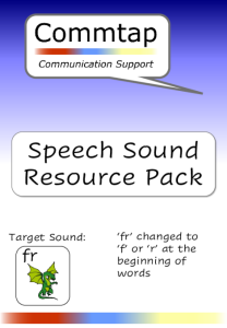 Speech Sound Pack use 'fr' instead of 'f' or 'r'