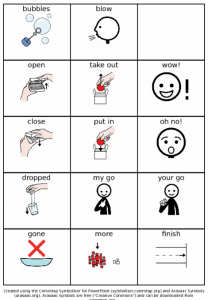 Language Prompt Sheets for Activities