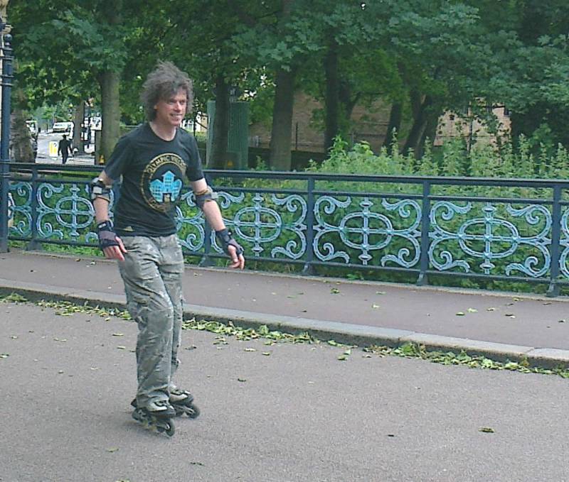 Neil skating